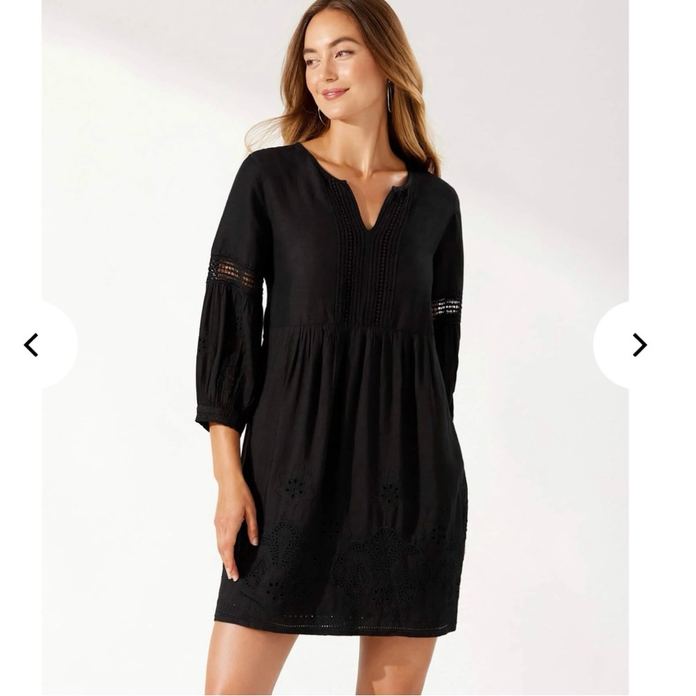 Tommy Bahama St. Lucia Dress in Black - Picture 7 of 9